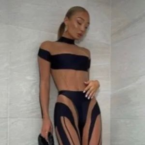 Mugler Illusion bodysuit